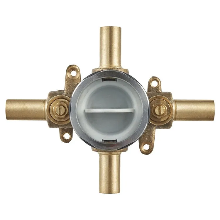 Flash Shower Rough-in Valve with Stub-Outs and Screwdriver Stops