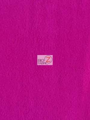 Fleece Fabric Solid / Fuchsia / 65 Yard Roll
