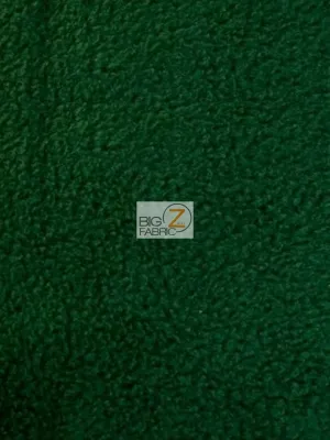 Fleece Fabric Solid / Hunter Green / 65 Yard Roll