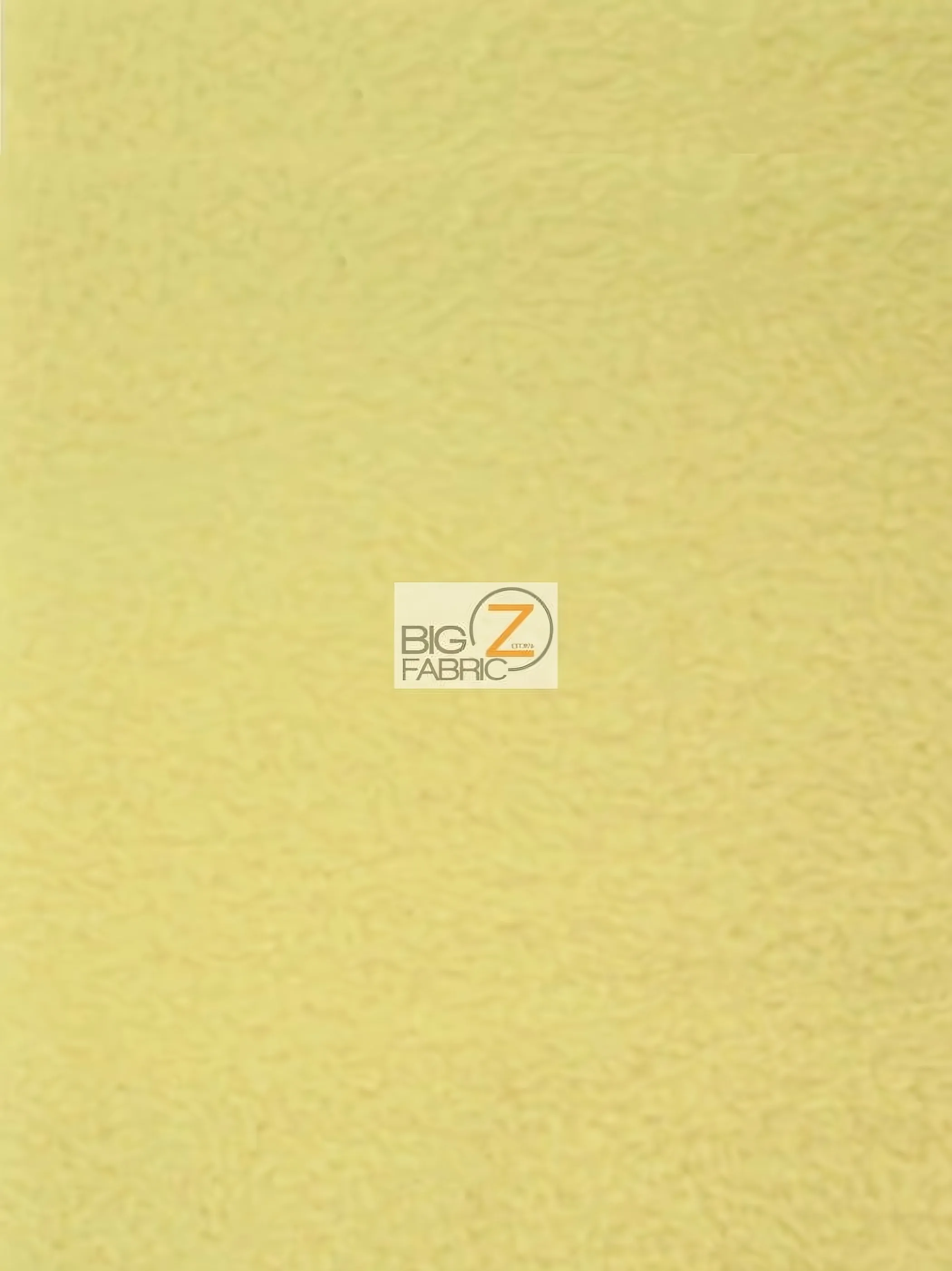 Fleece Fabric Solid / Sunrise Yellow / 30 Yard Roll