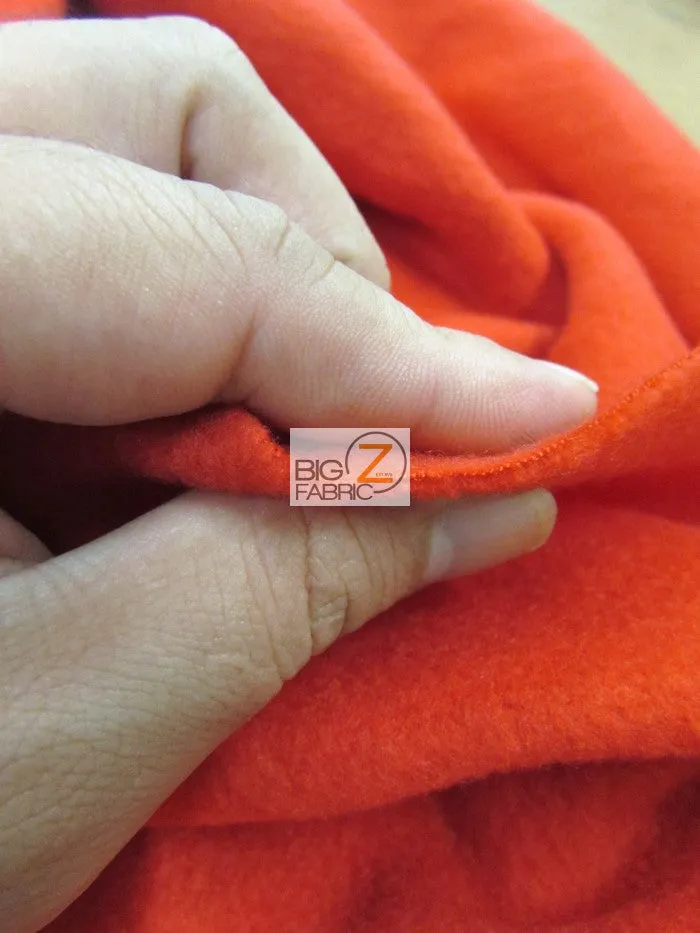 Fleece Fabric Solid / Sunrise Yellow / 30 Yard Roll