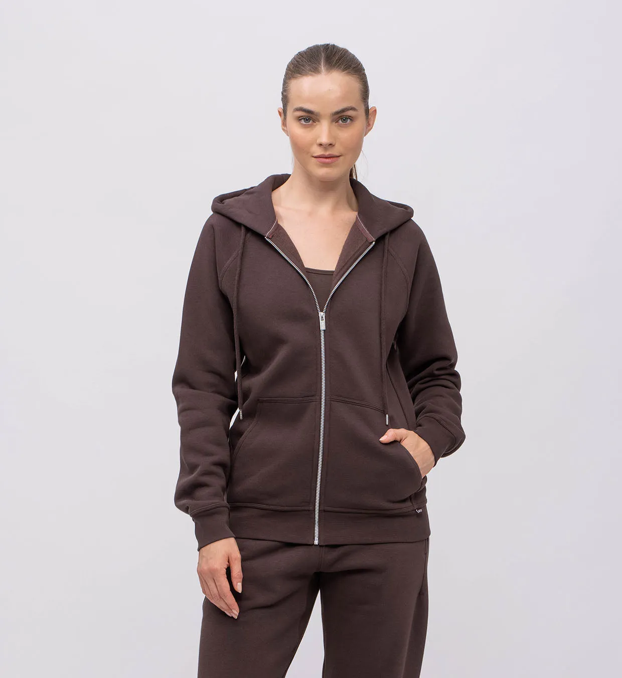 Fleece Hoody   Zipper Women