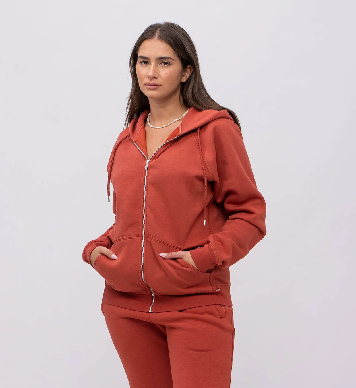 Fleece Hoody   Zipper Women