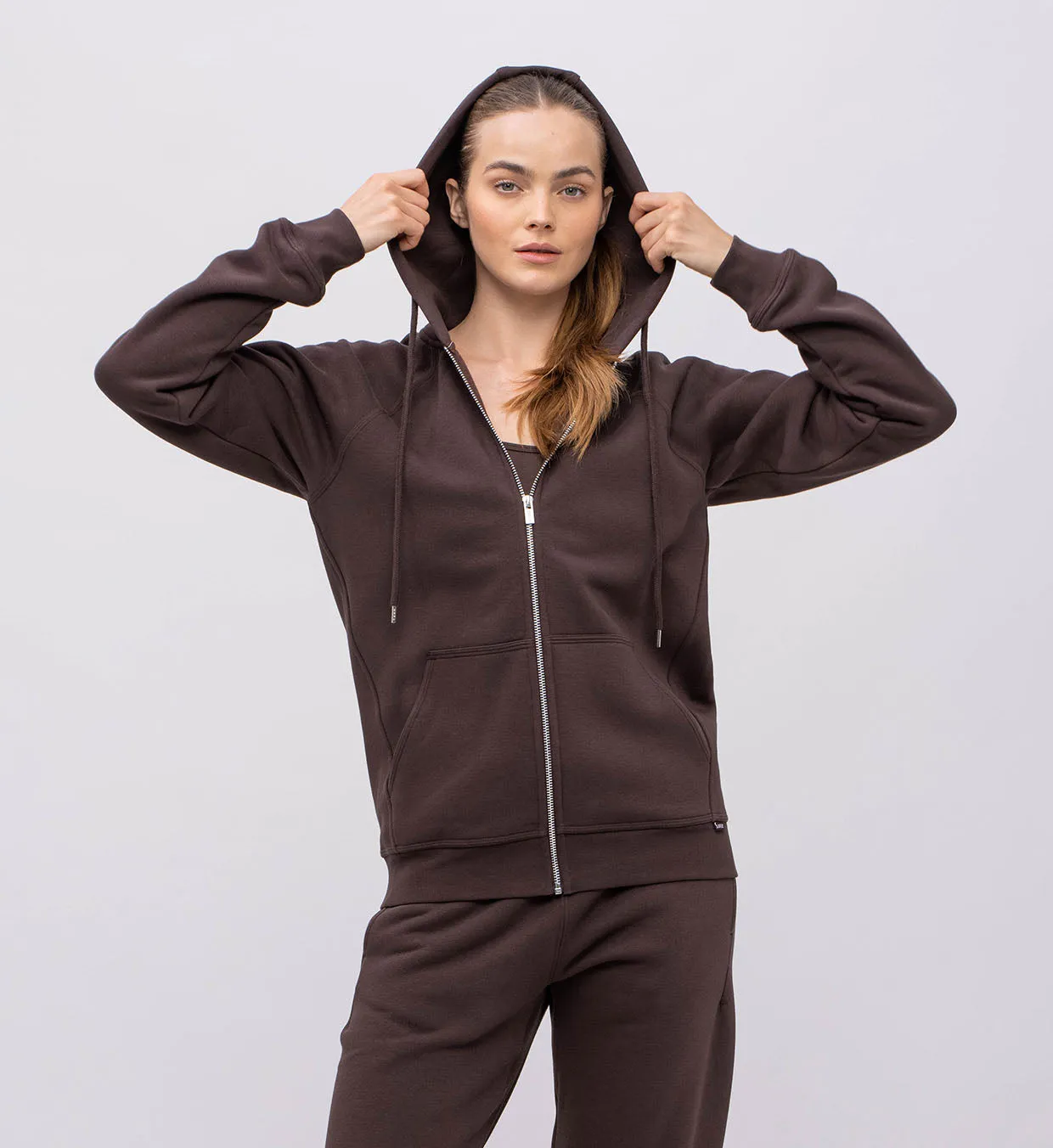 Fleece Hoody   Zipper Women