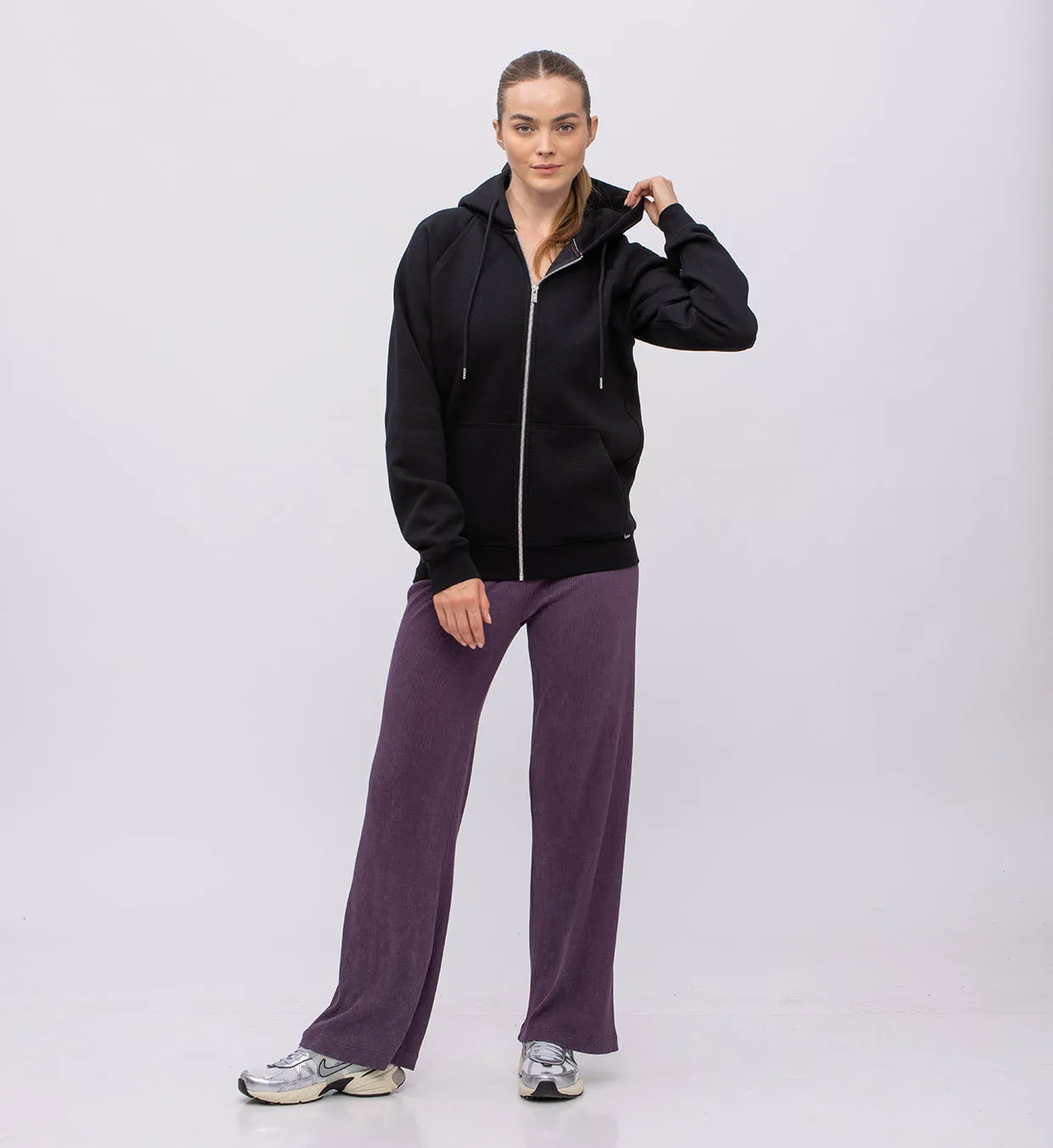 Fleece Hoody   Zipper Women