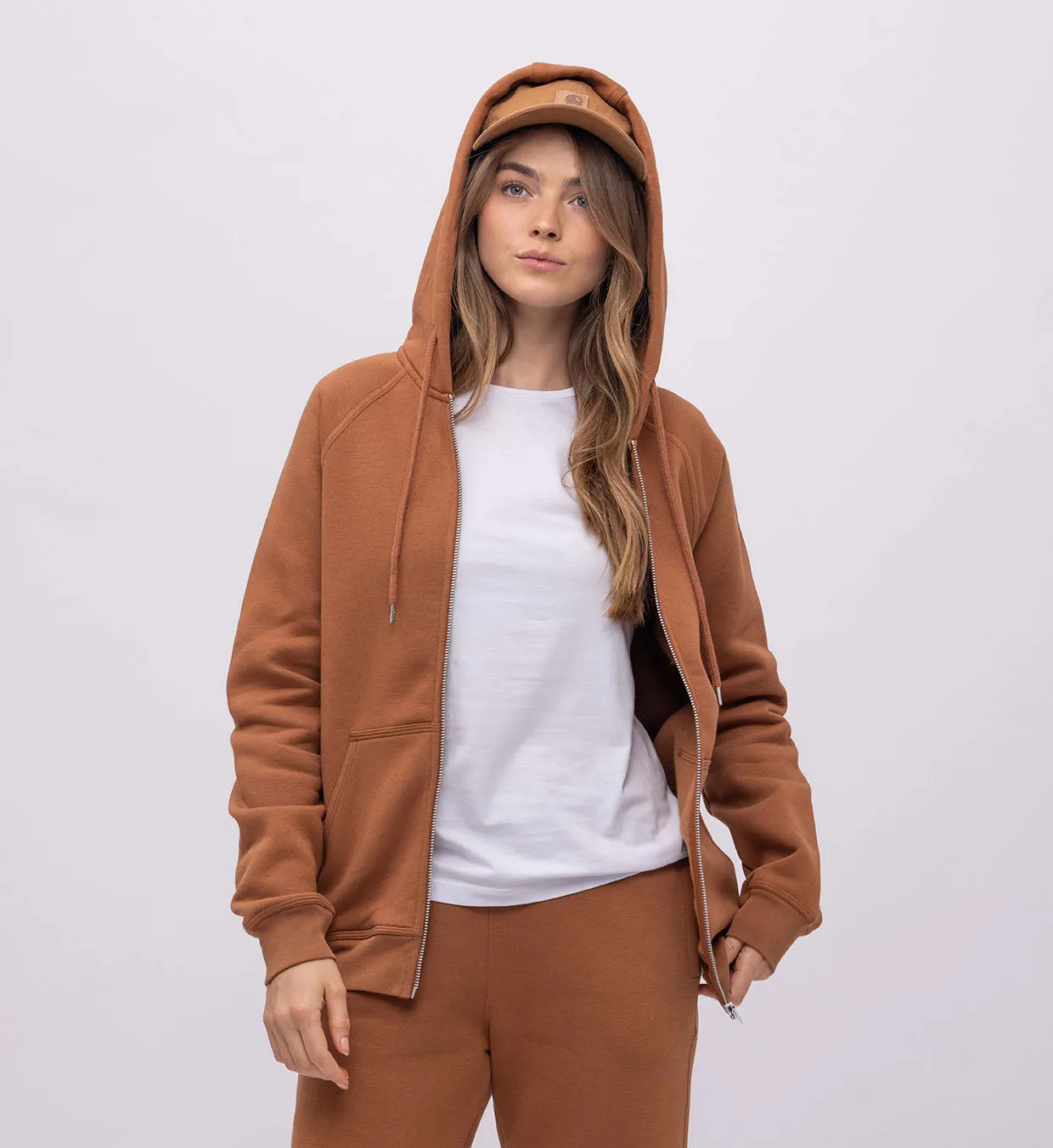 Fleece Hoody   Zipper Women