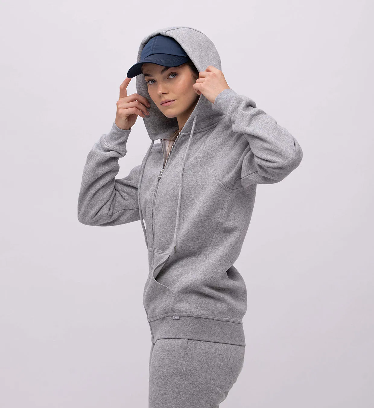 Fleece Hoody   Zipper Women