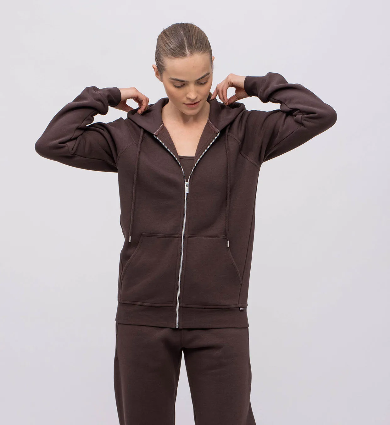 Fleece Hoody   Zipper Women