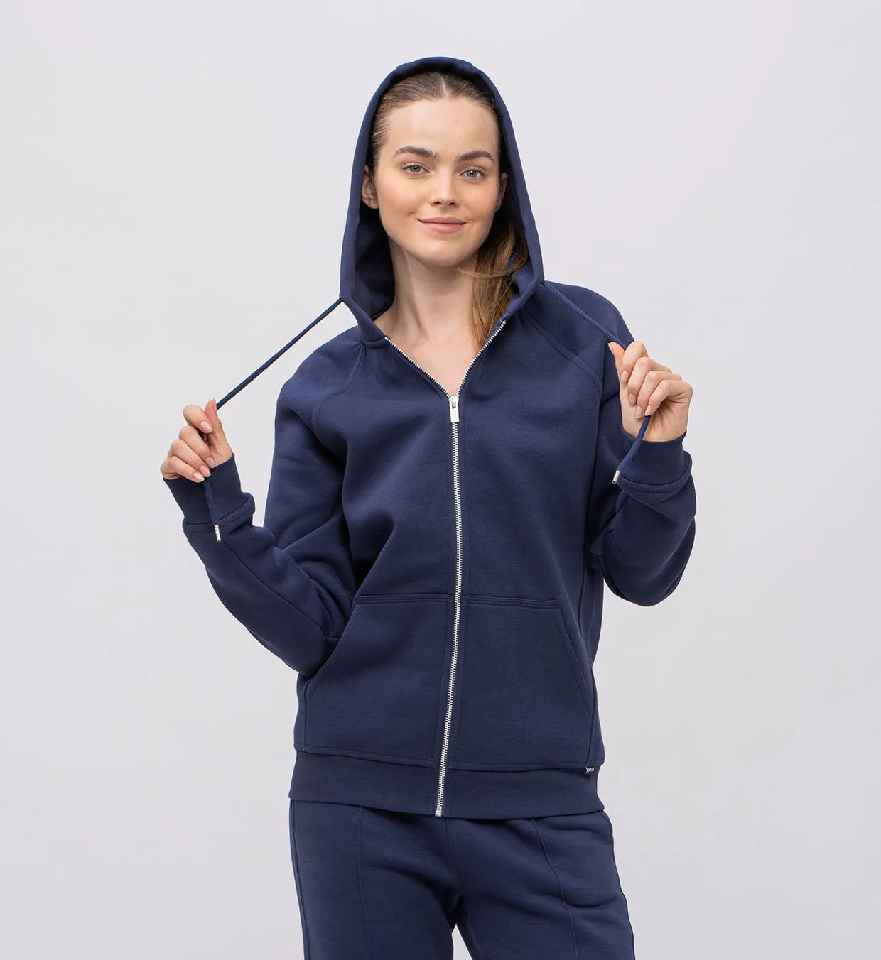 Fleece Hoody   Zipper Women