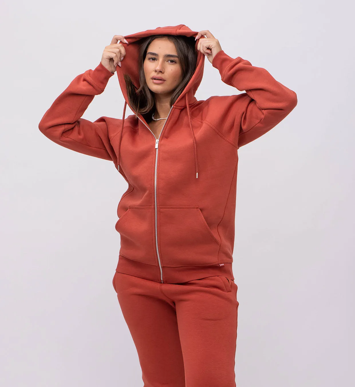 Fleece Hoody   Zipper Women