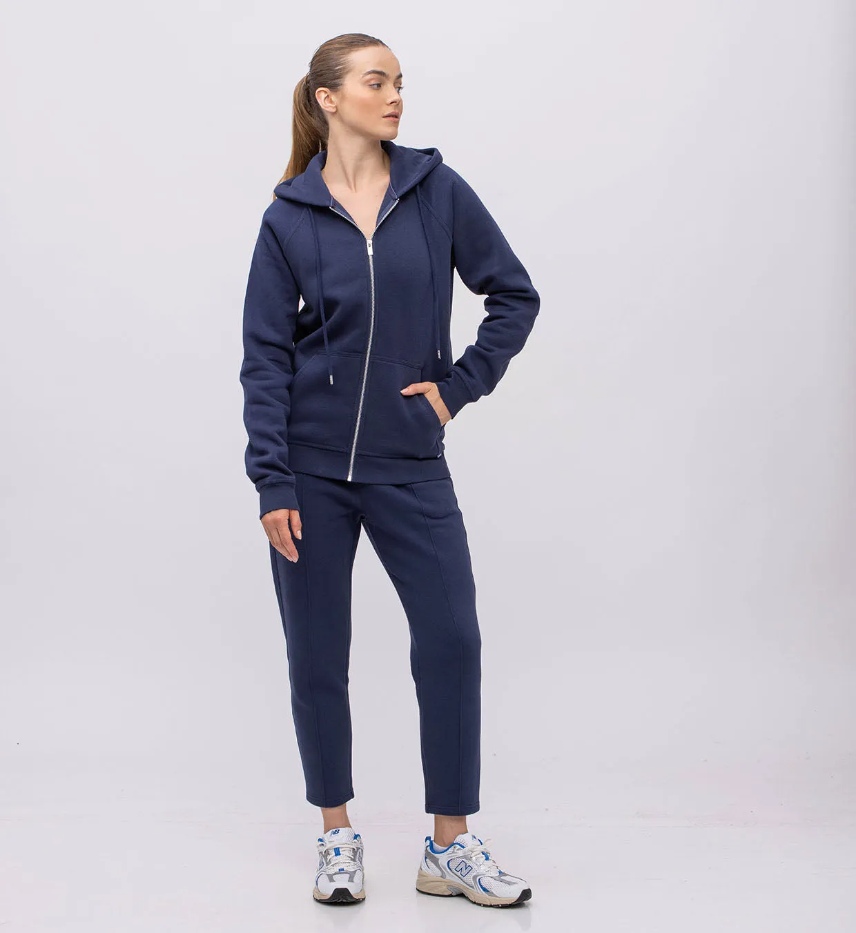 Fleece Hoody   Zipper Women