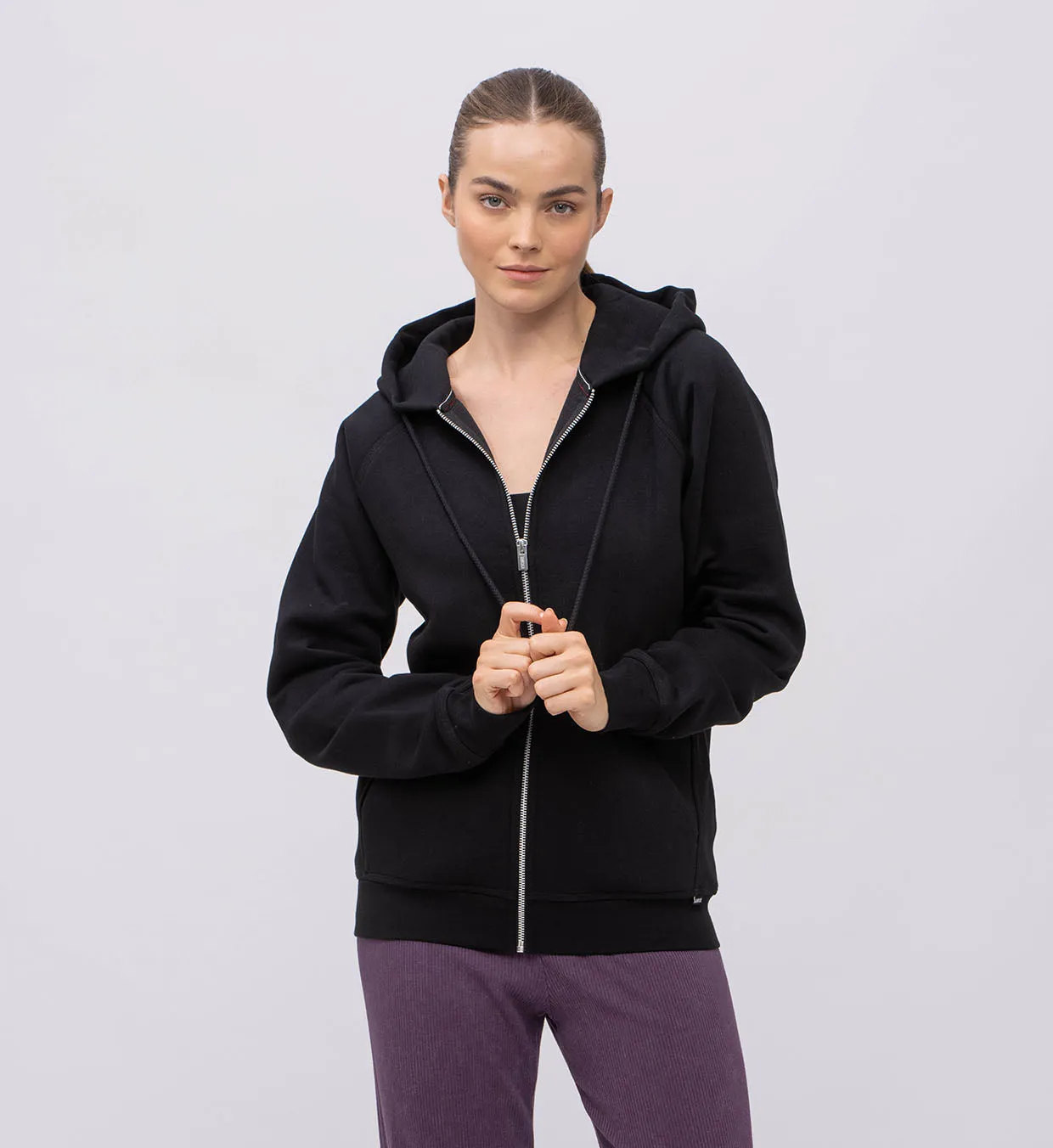 Fleece Hoody   Zipper Women