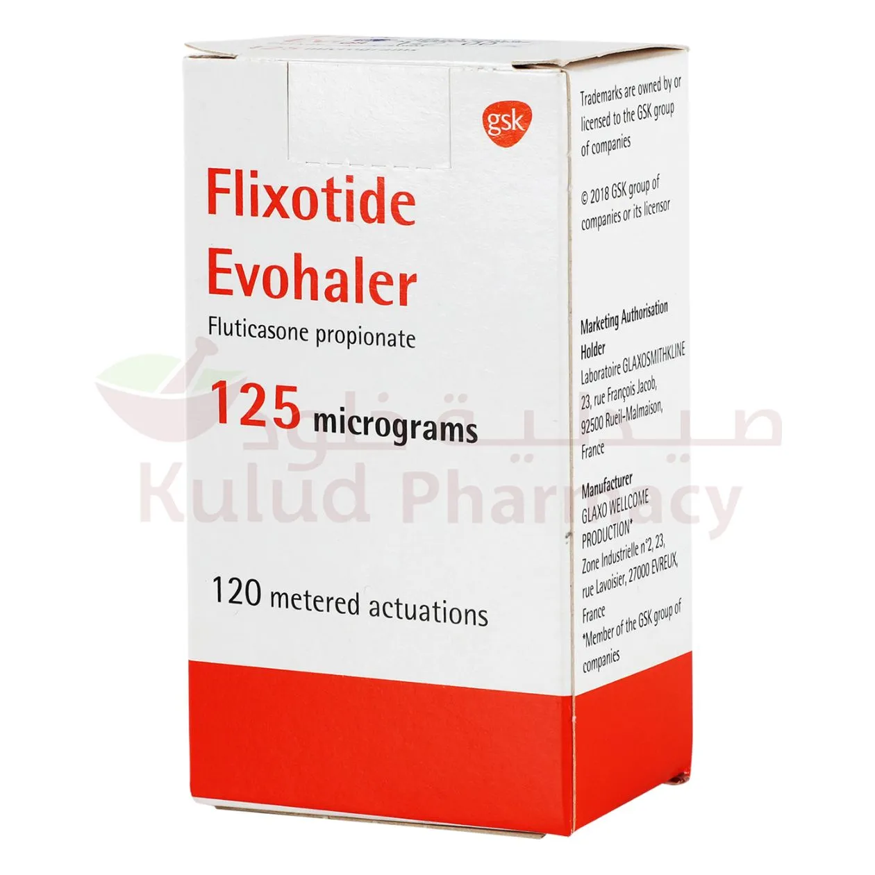Flixotide Evohaler 125Mcg 120 Mdi Inhalation Powder 125 Mcg 120 DO