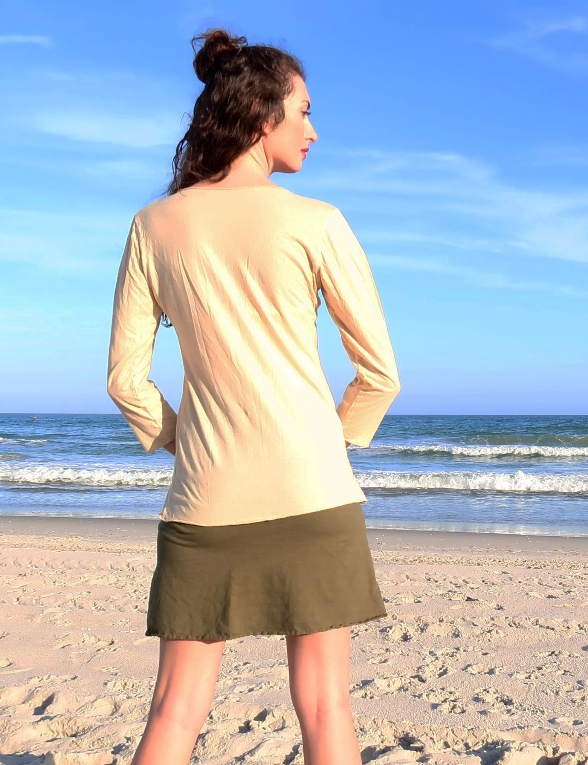 Float Neck Simplicity Shirt