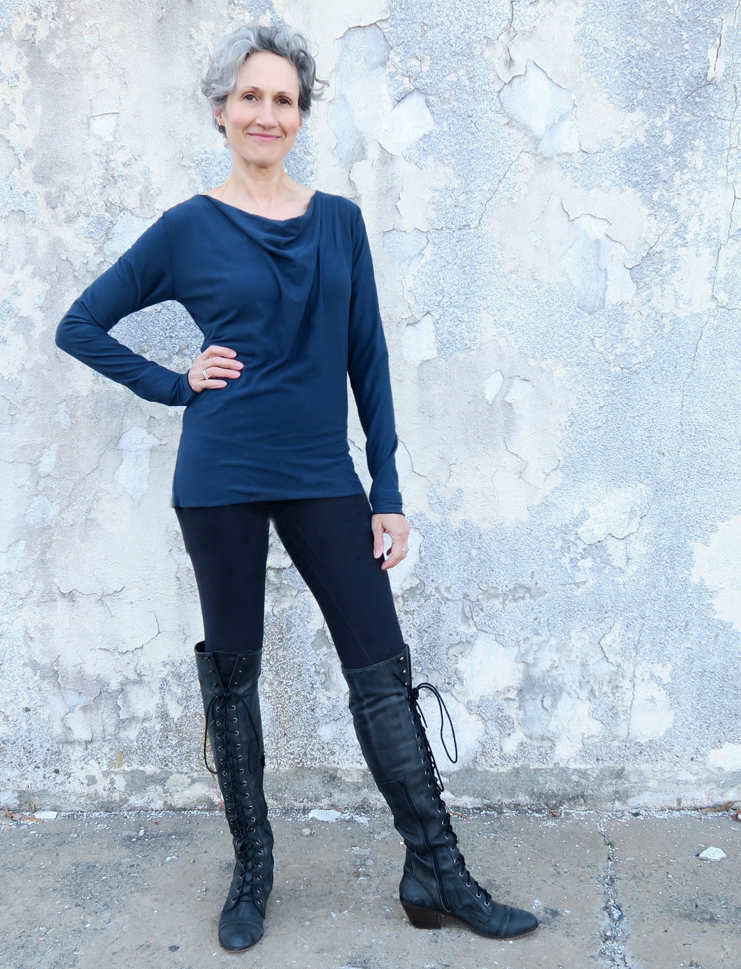 Float Neck Simplicity Shirt