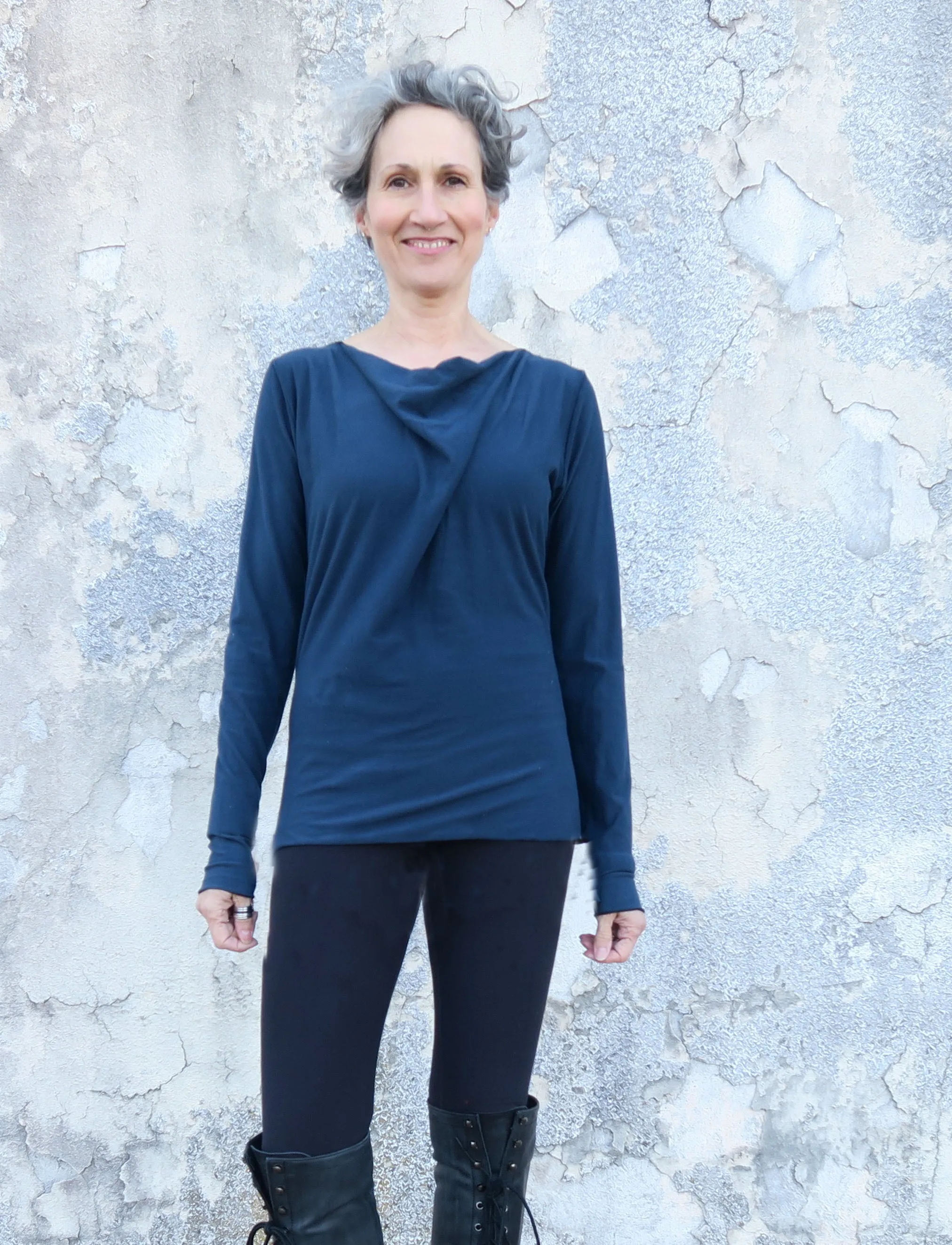 Float Neck Simplicity Shirt