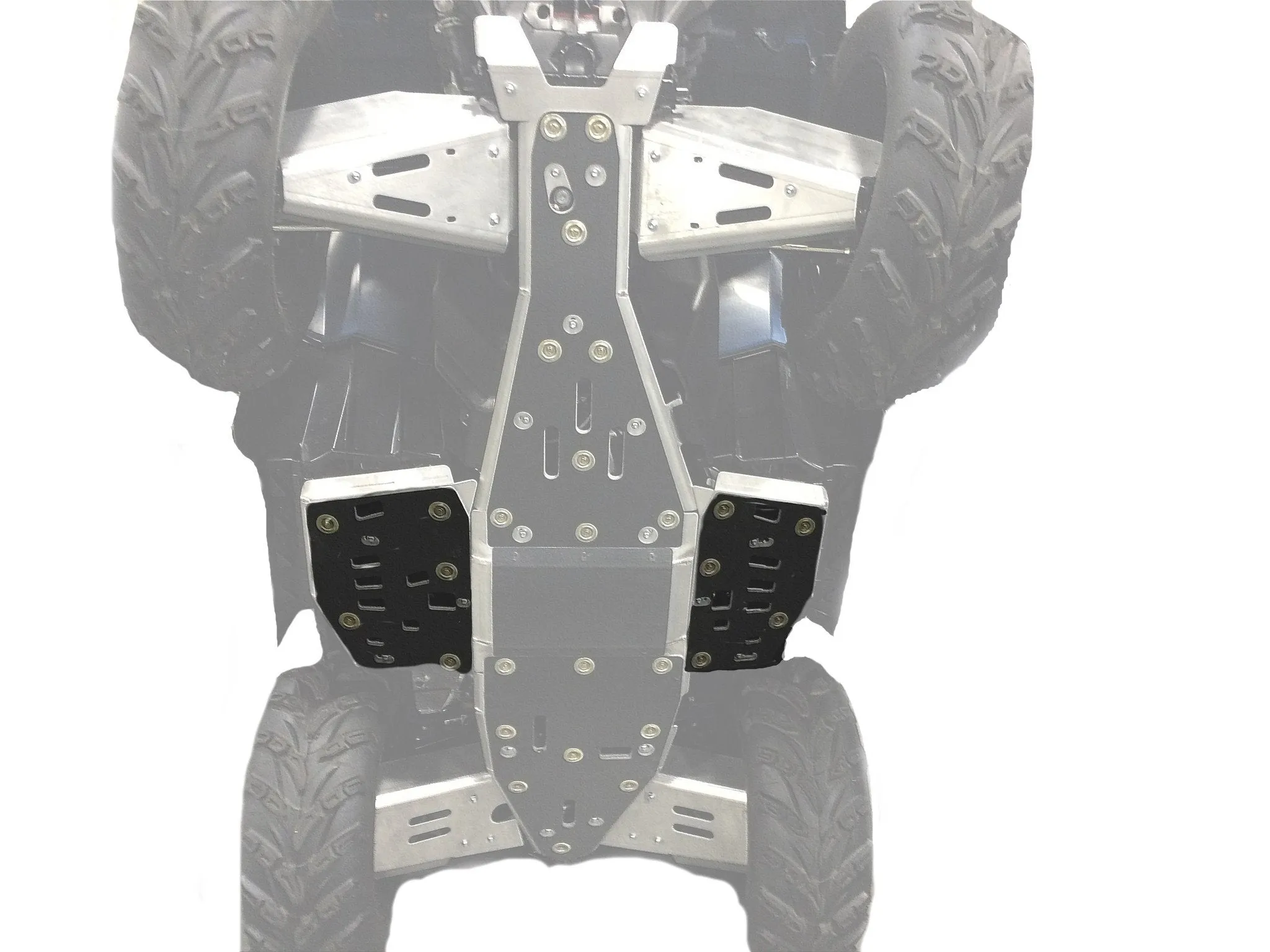 Floor Board Skid Plate Set 2021-2023  |  Polaris Sportsman 1000 Base and Trail Models ( Straight A-arms)