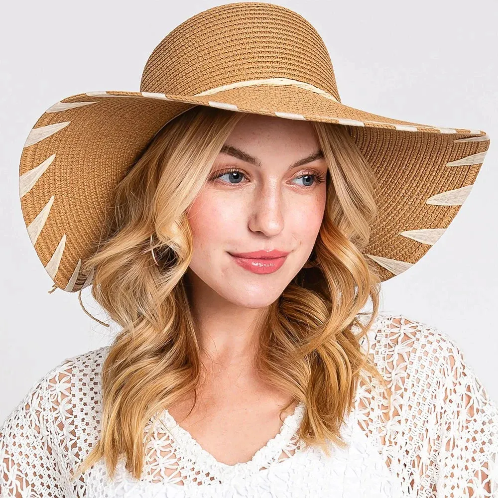 Floppy Beach Hat with Edge Details