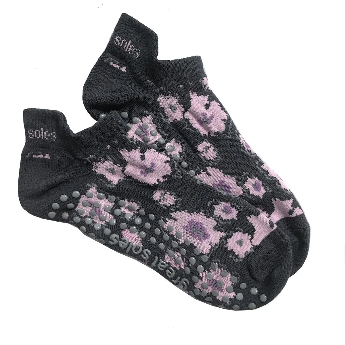 Floral Grip Socks - (Barre / Pilates)
