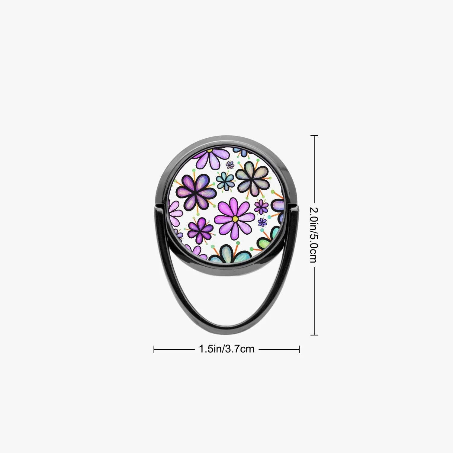 Floral Ring Mobile Phone Ring Holder