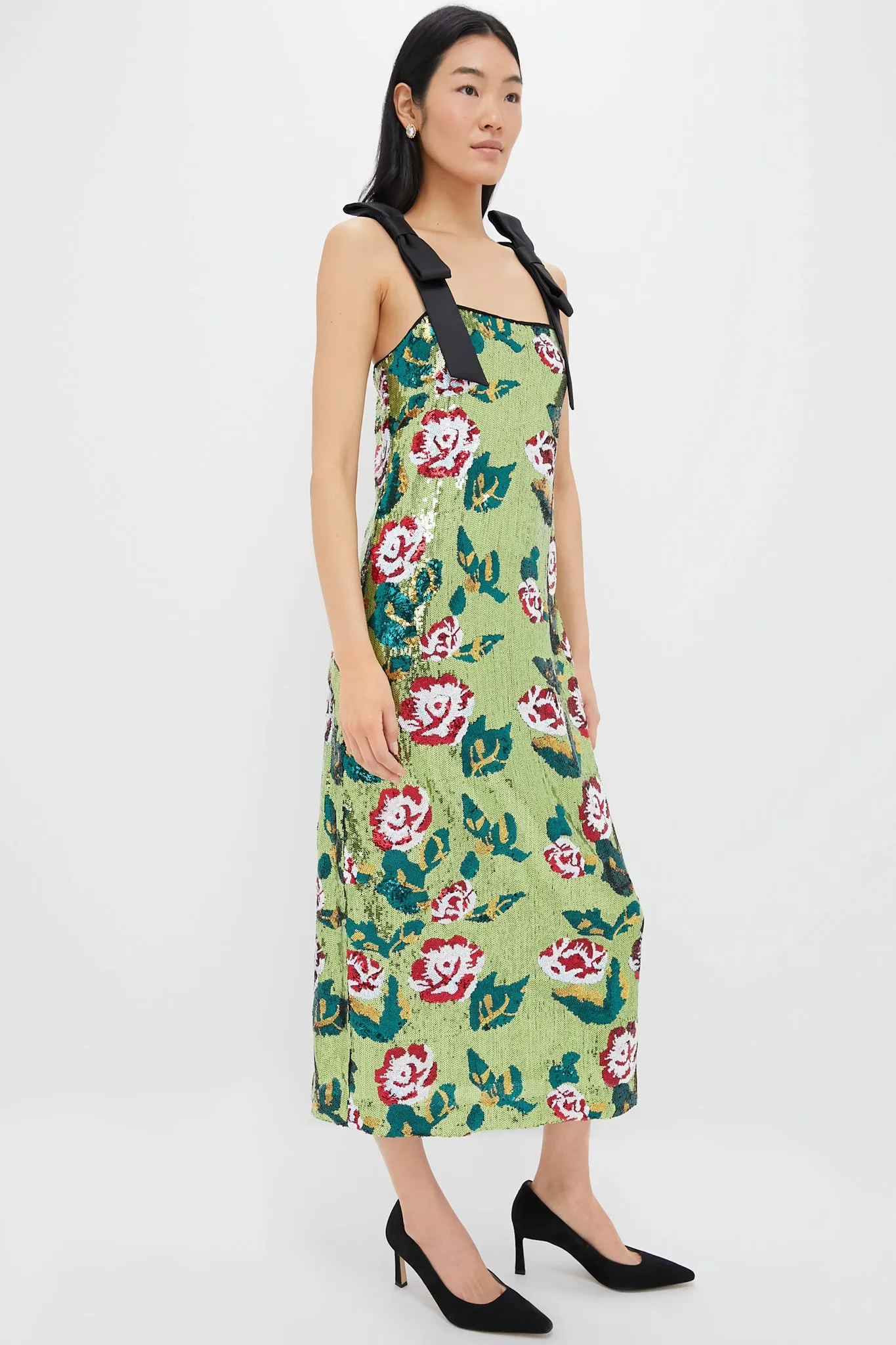 Floral Sequin Roxy Dress