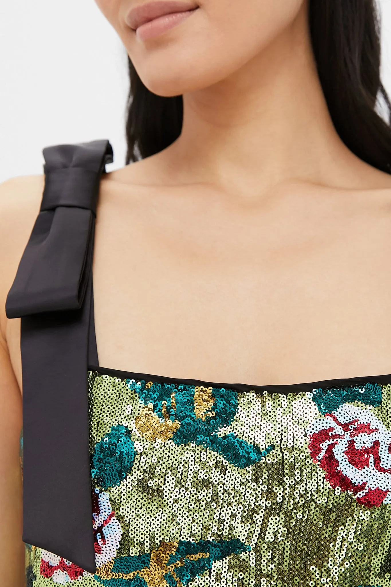 Floral Sequin Roxy Dress