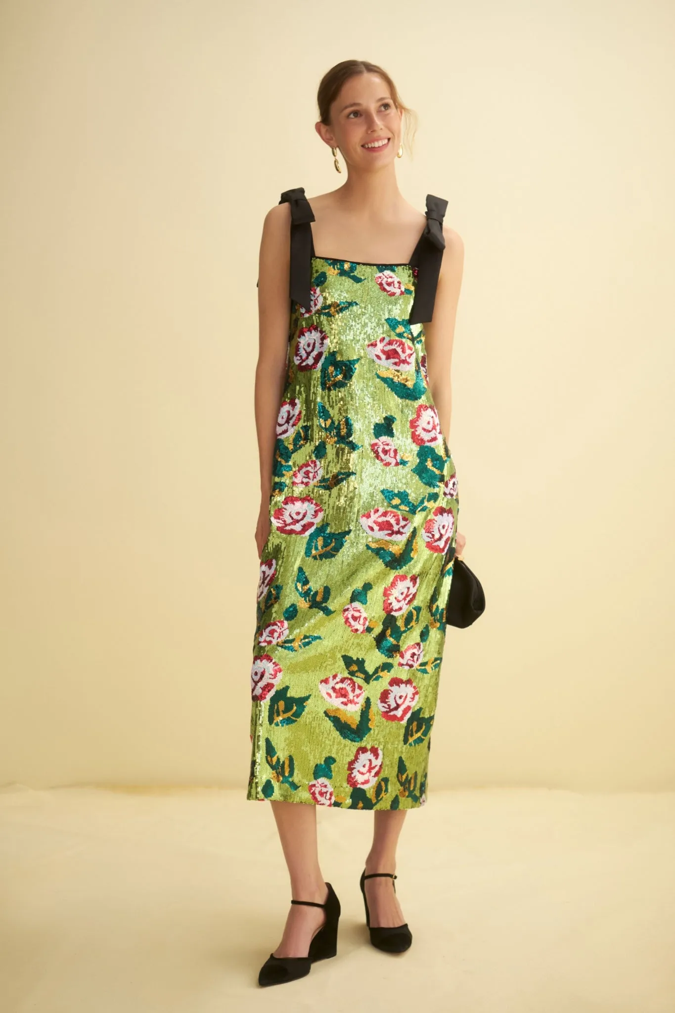 Floral Sequin Roxy Dress
