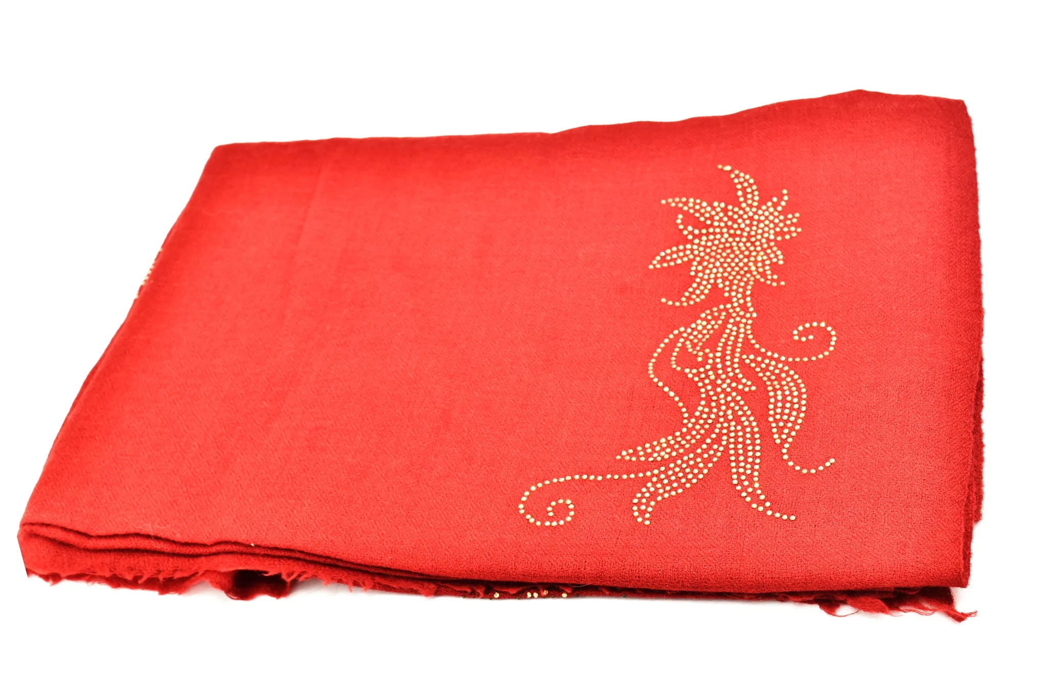Flower Rhinestone Pashmina Wrap