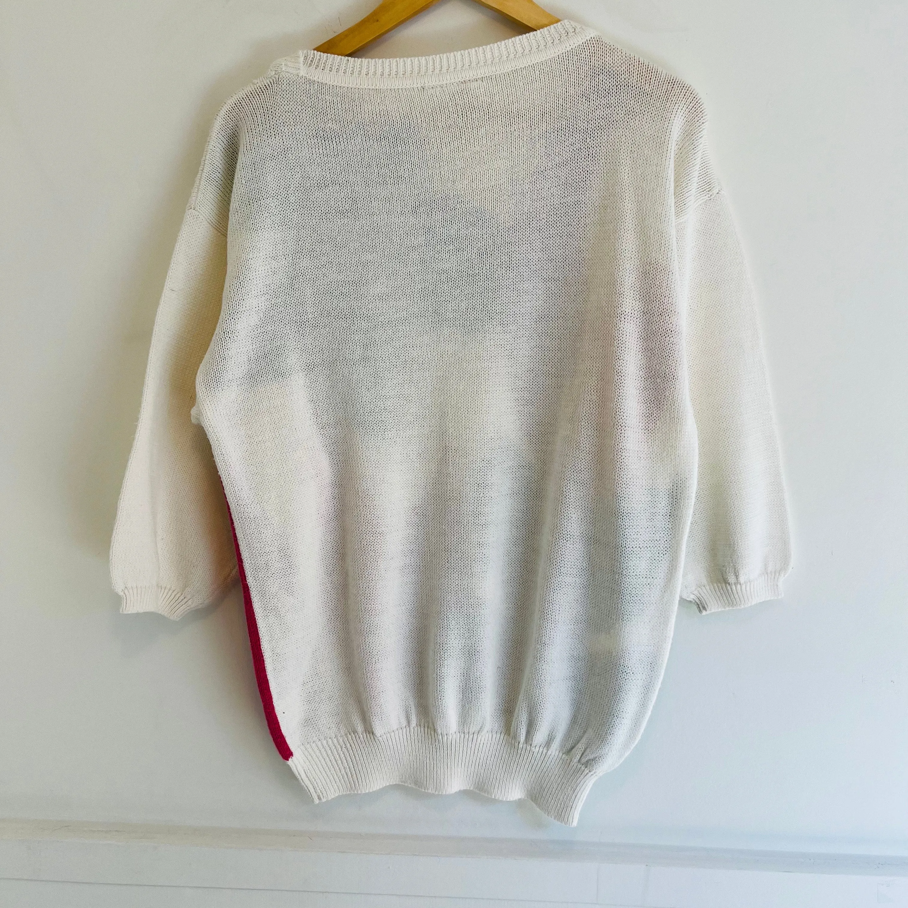 Flower Short Sleeve Knit | M