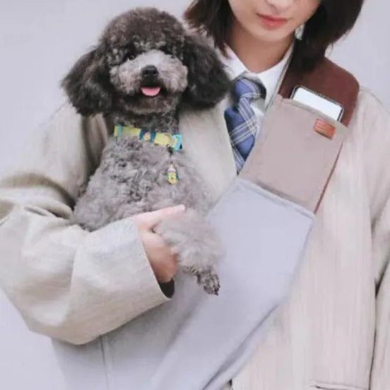 FLUFFURRY Wool Pet Sling Carrier