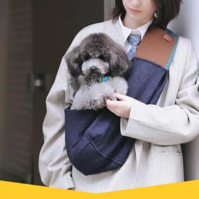 FLUFFURRY Wool Pet Sling Carrier