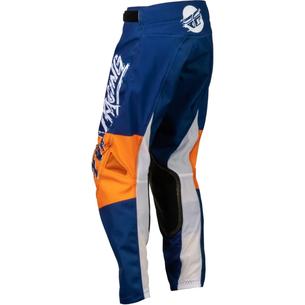 Fly Racing Youth Kinetic Khaos B/P/O 2024 Jersey/Pants Kit