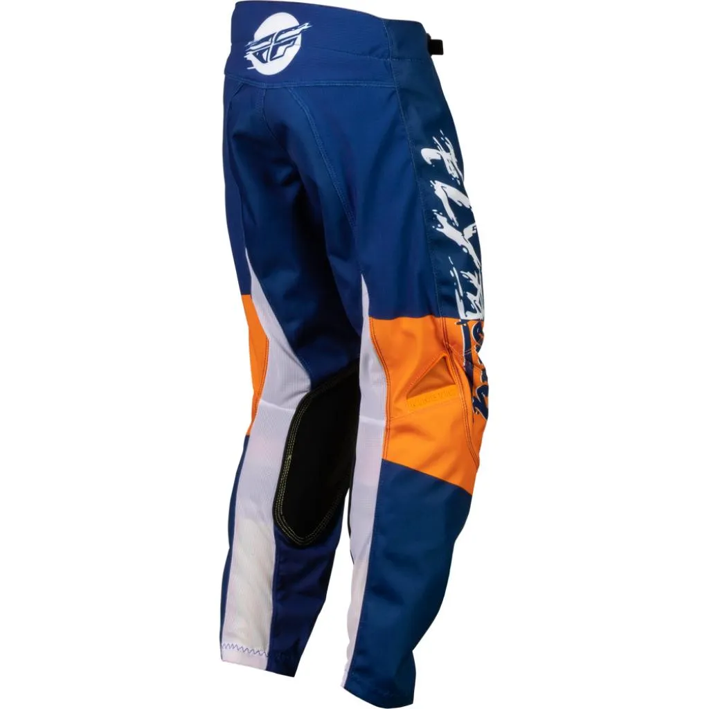 Fly Racing Youth Kinetic Khaos B/P/O 2024 Jersey/Pants Kit