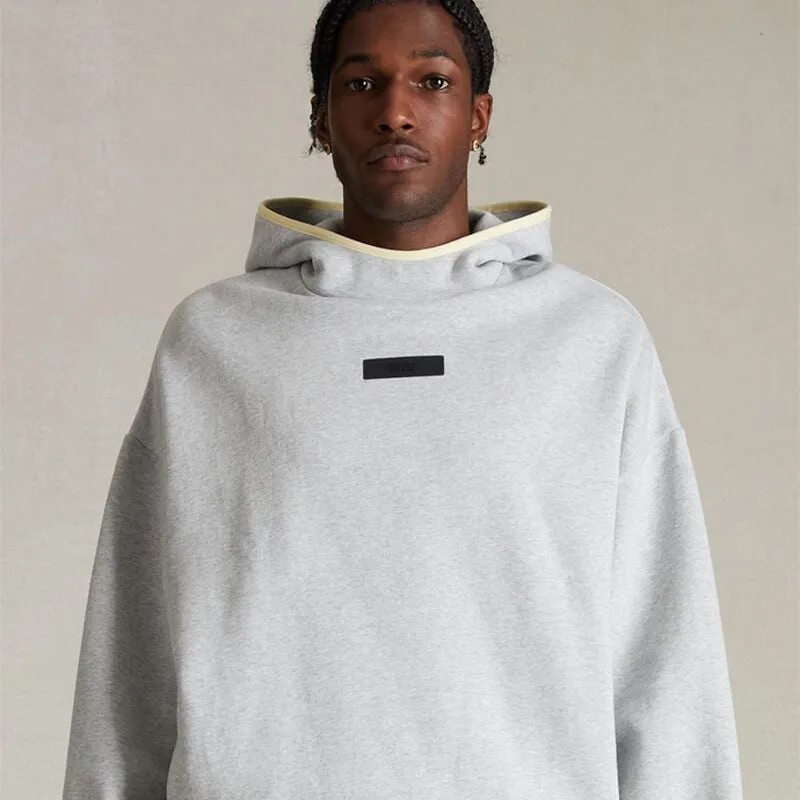 Fog Essentials Hoodie Stretch-hemmed Fleece Hooded Sweater