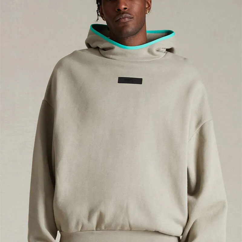 Fog Essentials Hoodie Stretch-hemmed Fleece Hooded Sweater