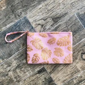 Foil Leaves Pouch - 4 Colors