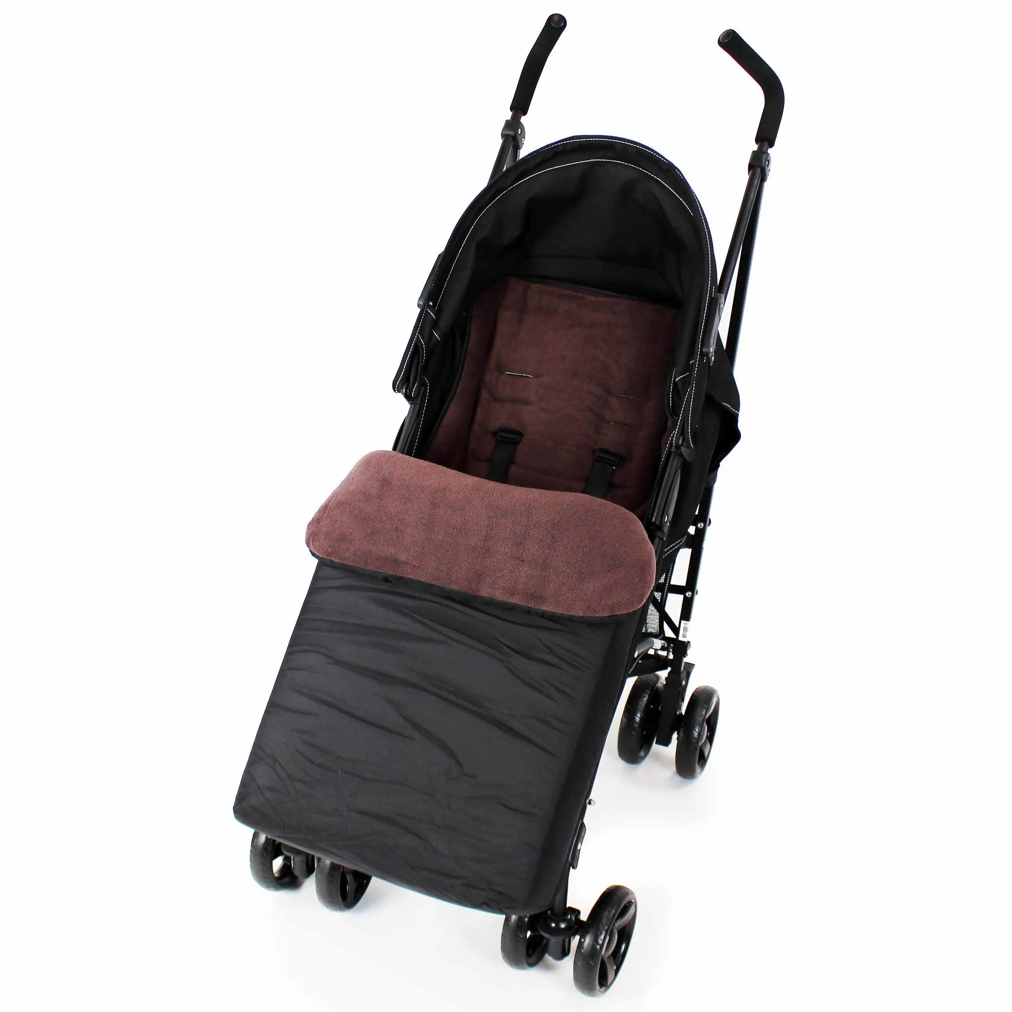 Footmuff  Buddy Jet For Baby Jogger City Mini Double Stroller (Black)