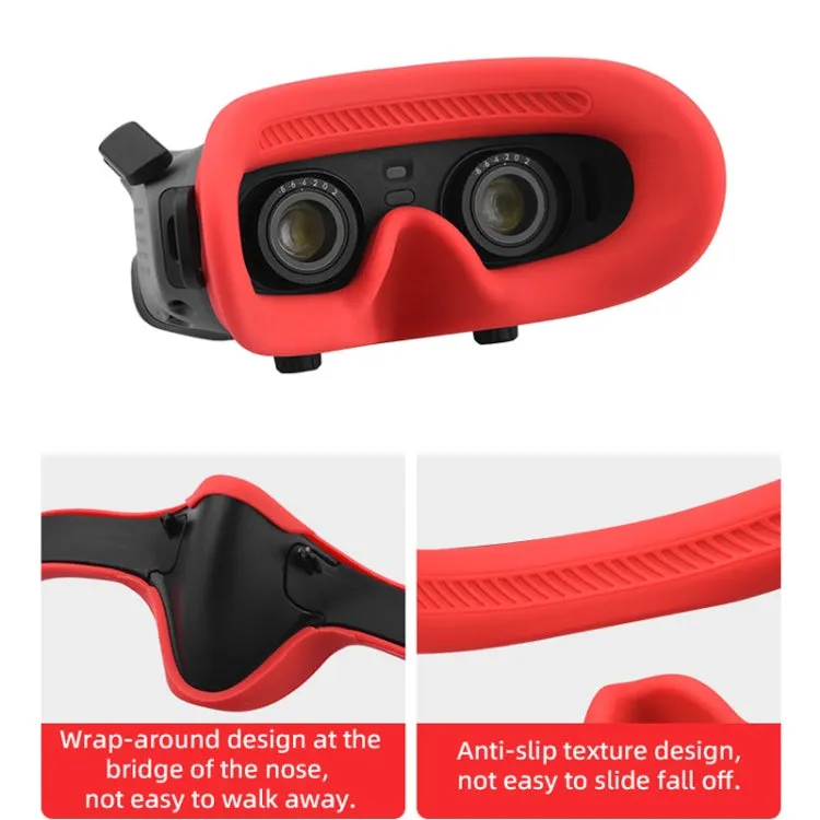 For DJI Avata Goggles 2 Eye Pad Silicone Protective Cover(Gray)