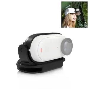 For Insta360 GO3 / GO 3S PULUZ Easy Clip Hat Clip Quick Release Clamp Magnetic Frame Fixed Mount (Black)