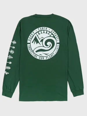 Forest Happy Earth Logo Tee