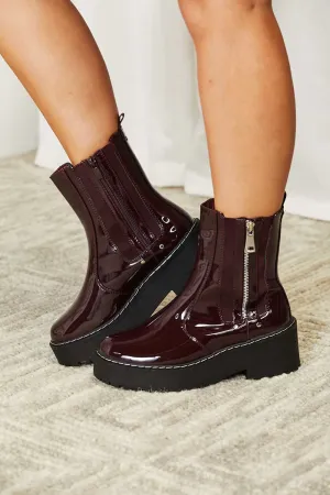 Matching Leather Boots