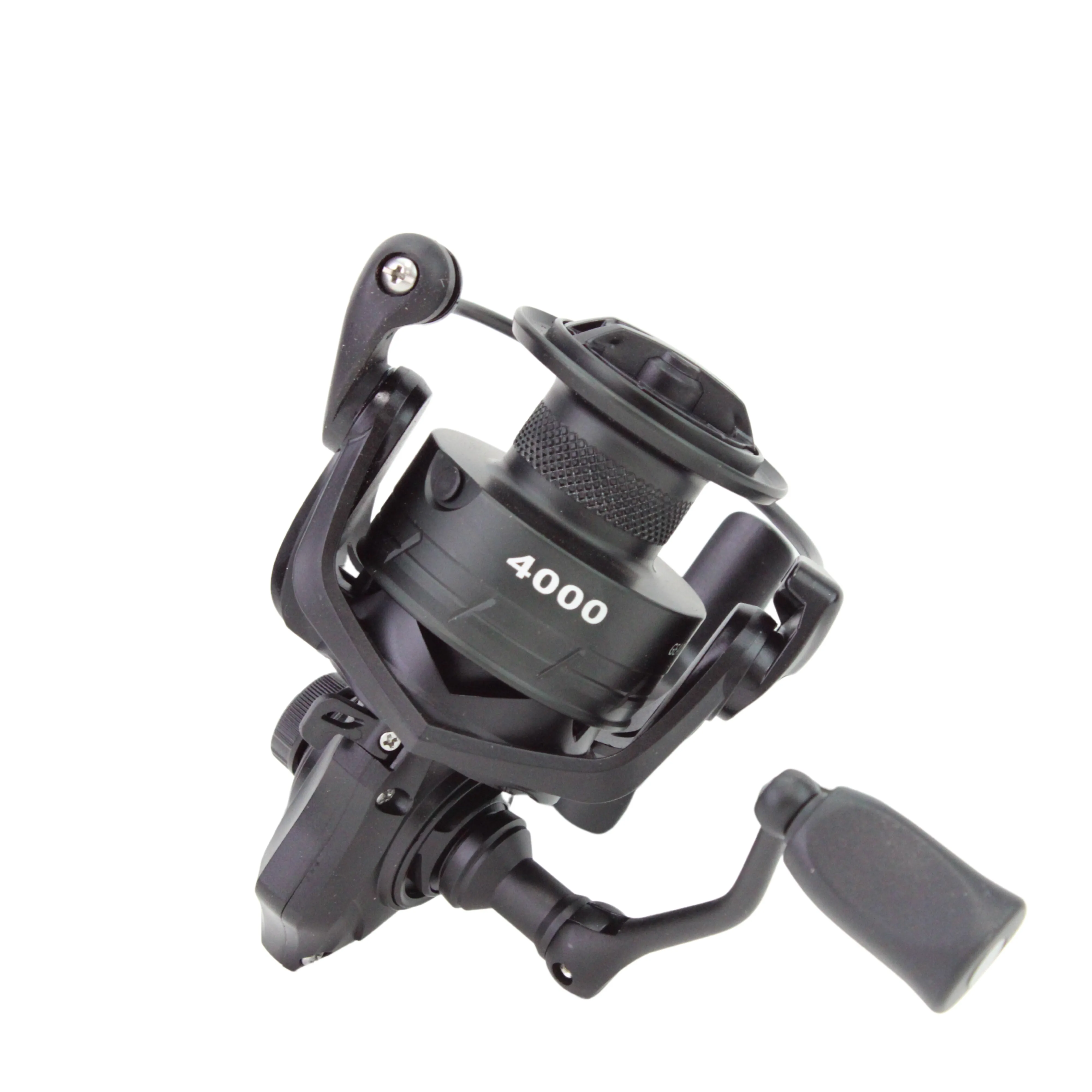 FORTIS 6' Medium Heavy Action 1 Piece Fiberglass Spinning Rod and 4000 Spinning Reel Package