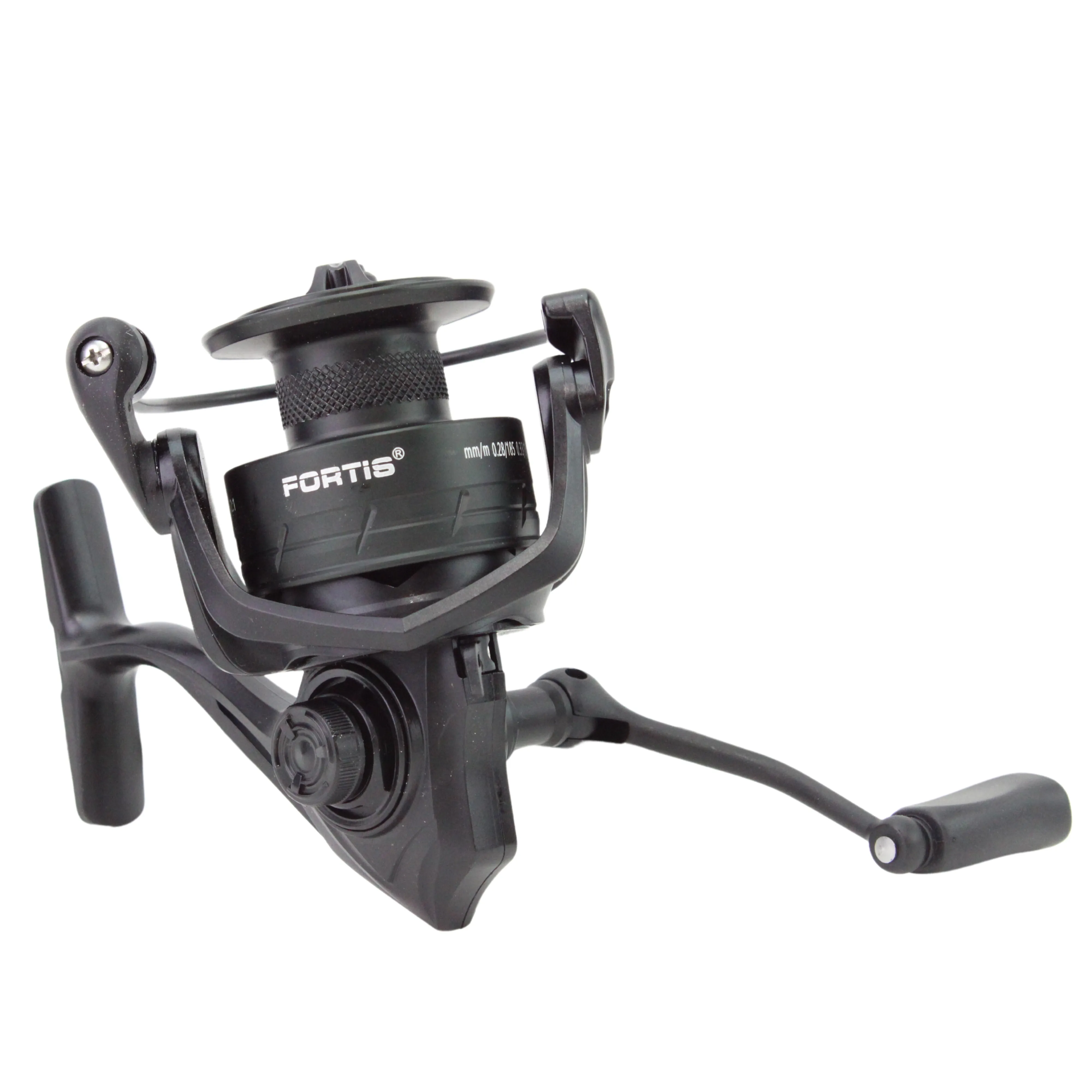 FORTIS 6' Medium Heavy Action 1 Piece Fiberglass Spinning Rod and 4000 Spinning Reel Package