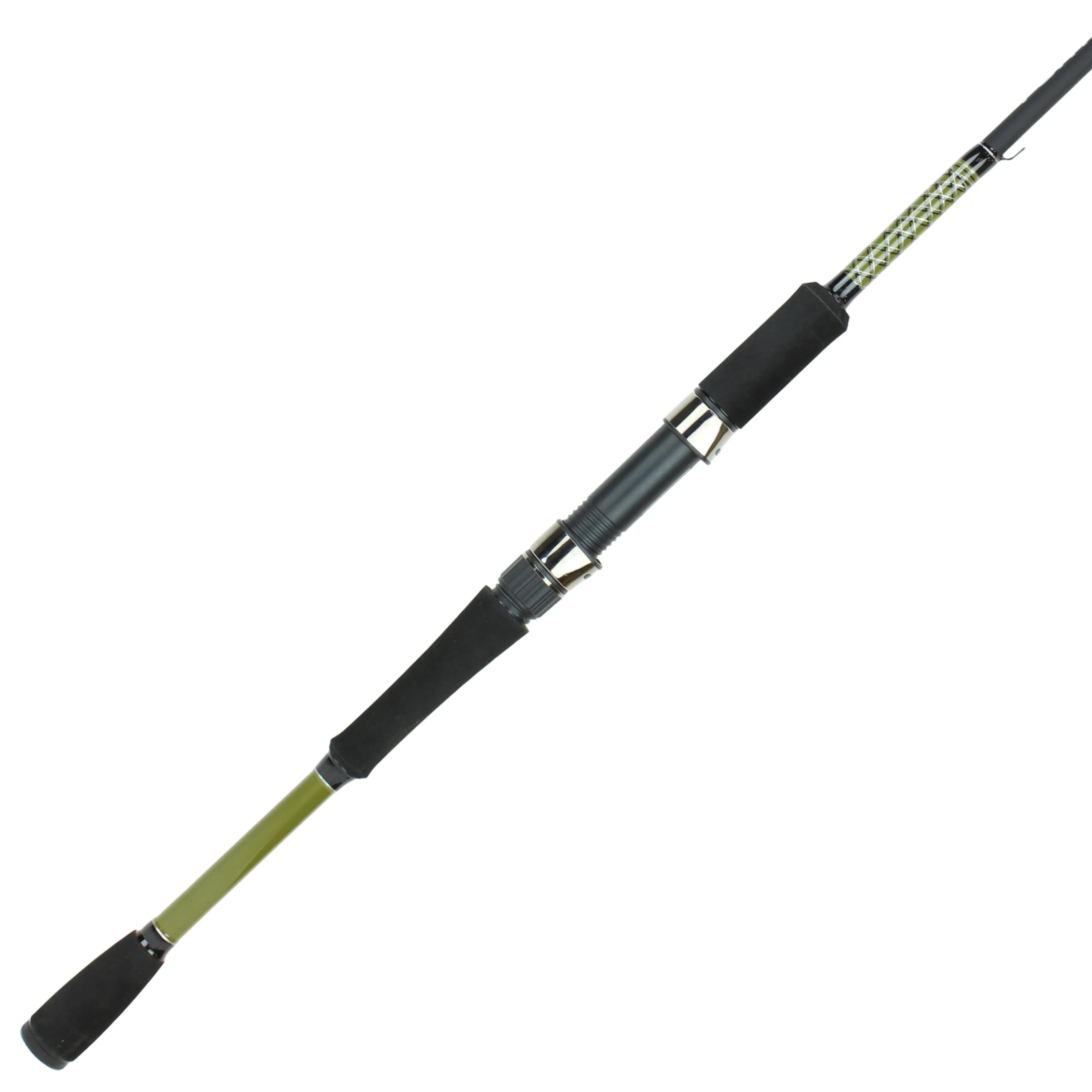 FORTIS 6' Medium Heavy Action 1 Piece Fiberglass Spinning Rod and 4000 Spinning Reel Package