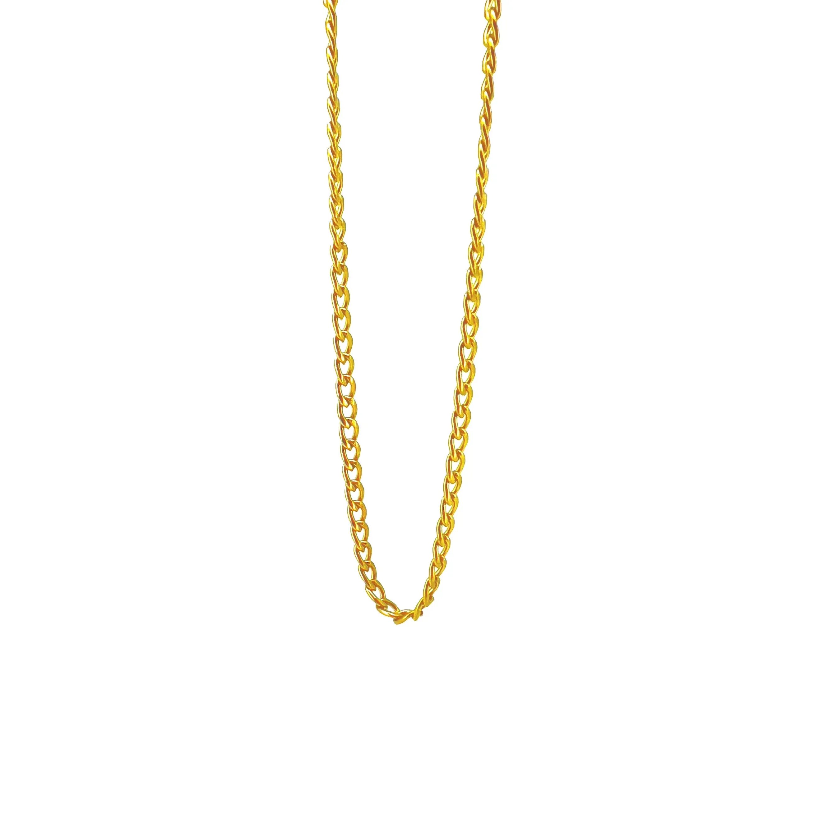 Fortunato Stainless Steel Curb Chain Necklace