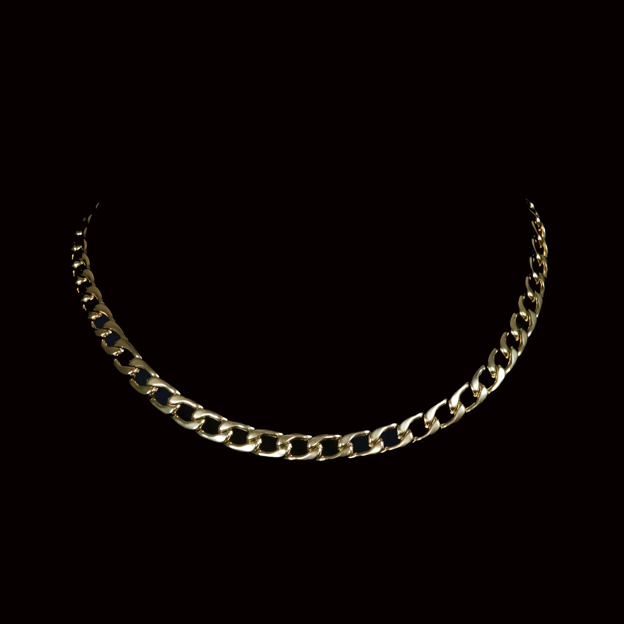 Fortunato Stainless Steel Curb Chain Necklace