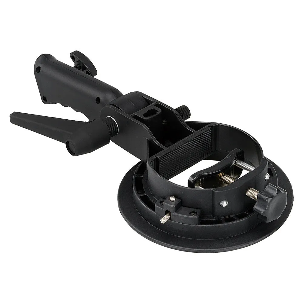 Fotodiox Pro Flash Bracket Holder with Handle for Speedlight Flash Guns and Bowen Mount Strobes - For Use with Reflectors, Softboxes, Snoots and Umbrellas