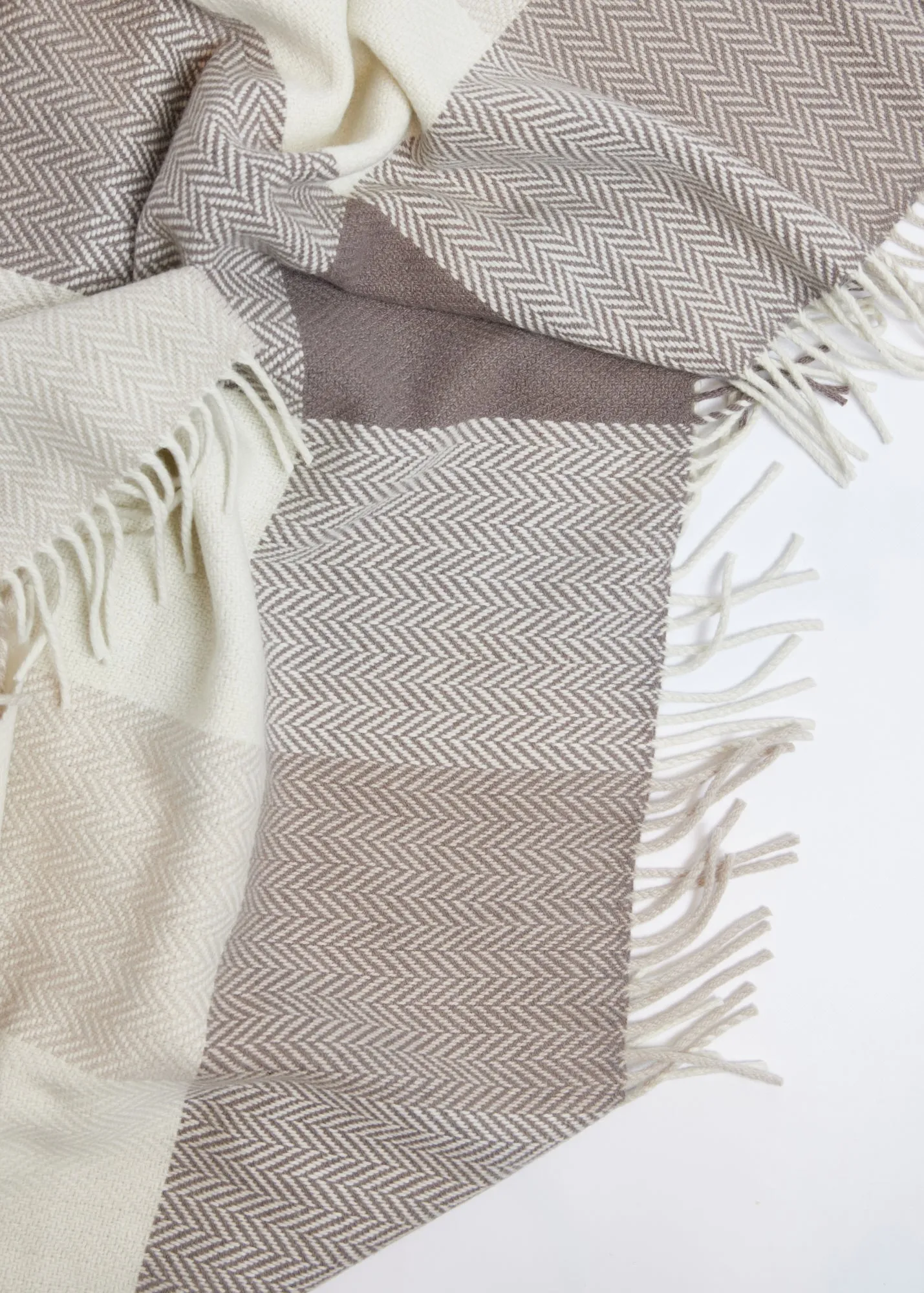 Foxford Dún na Rí Cashmere and Lambswool Throw
