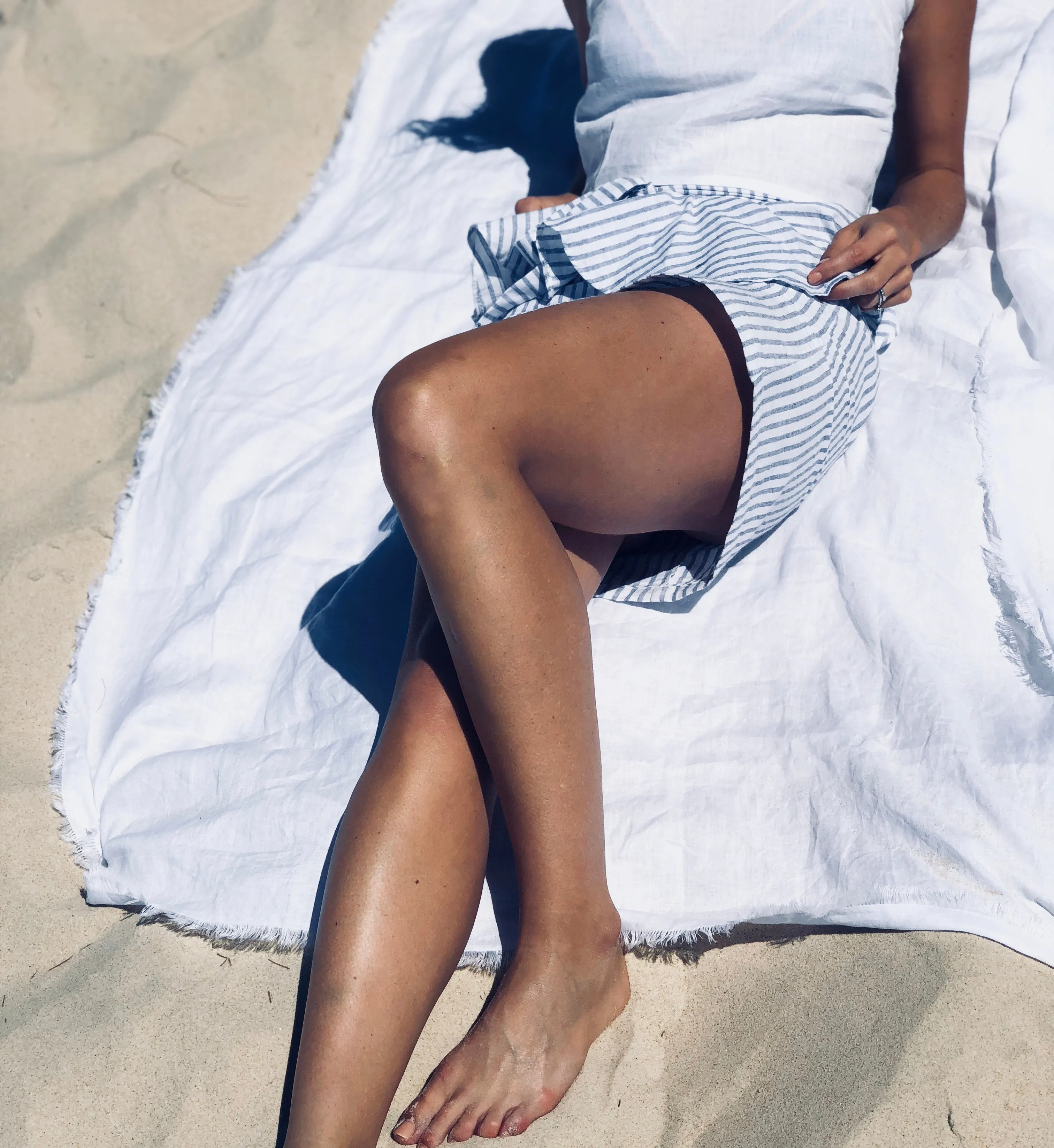 Frayed Linen Sarong