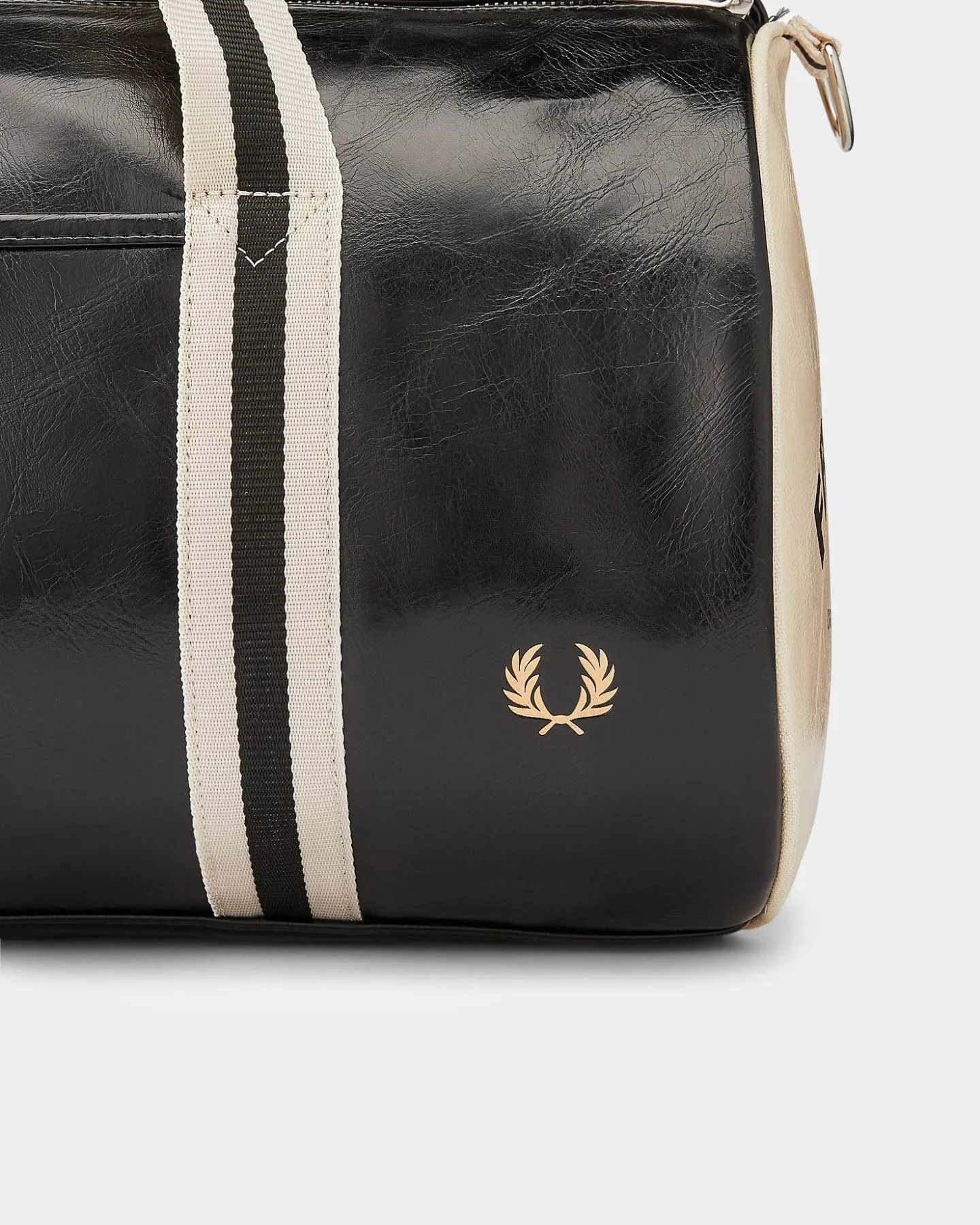 Fred Perry Classic Barrel Bag Black